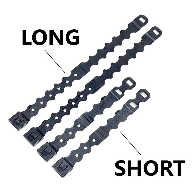 Malice clips including mounting screws