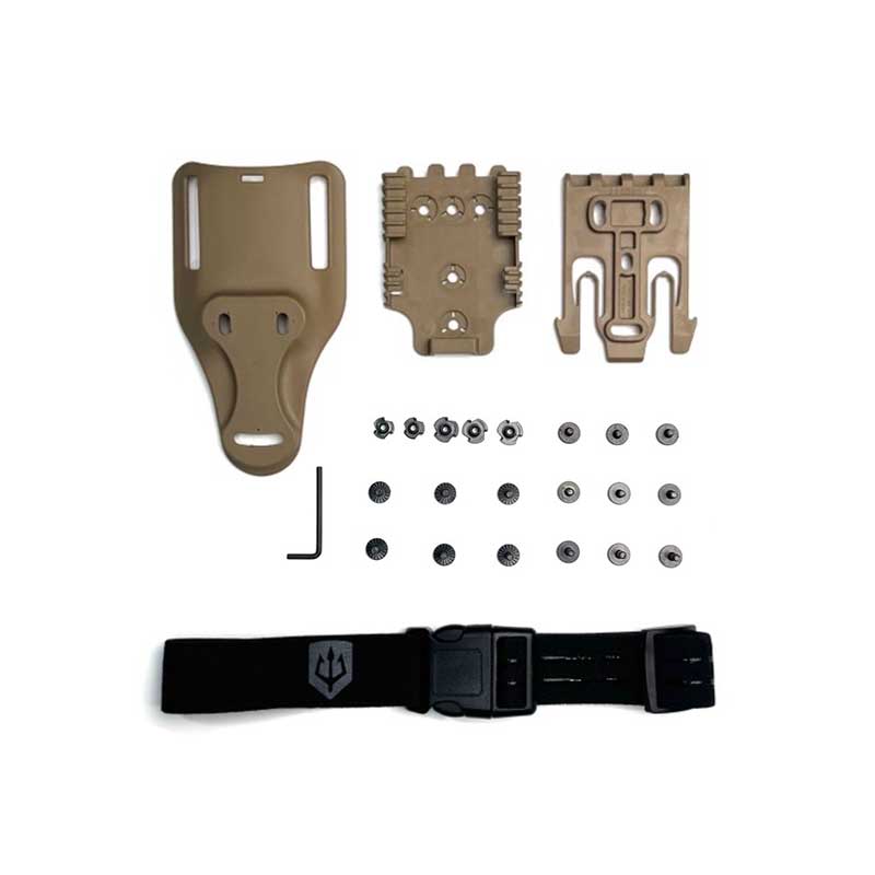 Safariland CUBL 6070 Mid-Ride + QLS Kit + BT Leg Strap