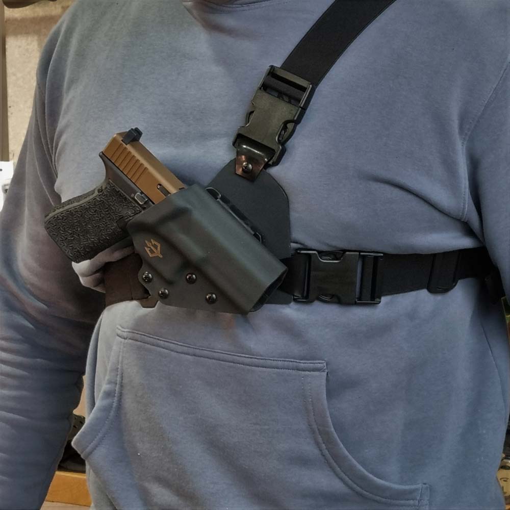 Black Trident® Chest Holster Harness Platform