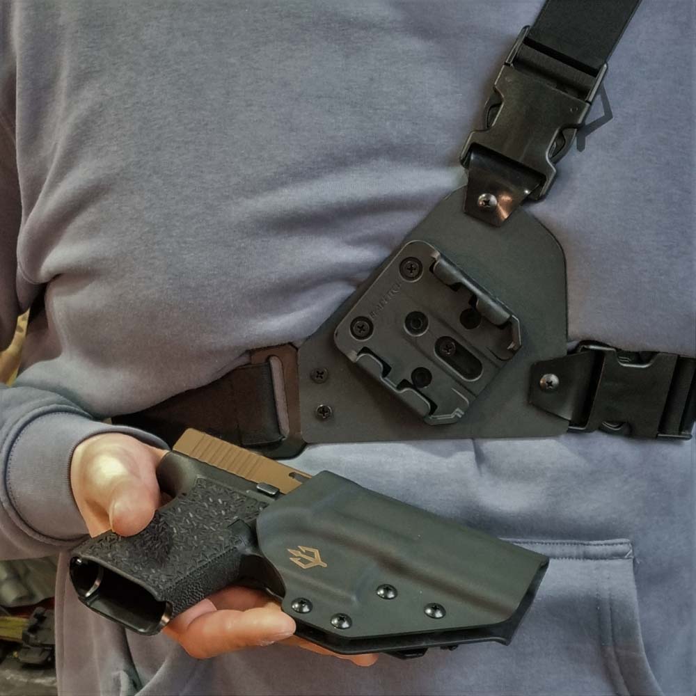 Black Trident® Chest Holster Harness Platform