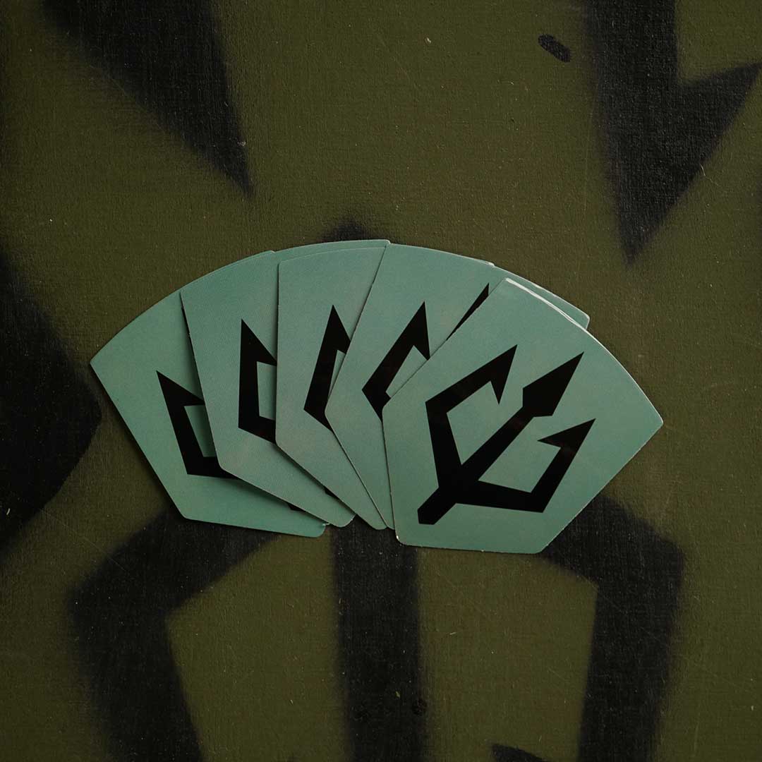 Black Trident® Stickers & Patches
