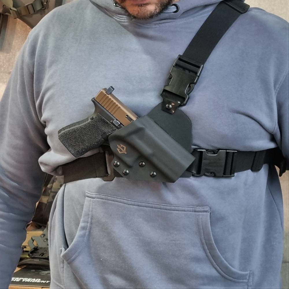 Black Trident® Chest Holster Harness Platform