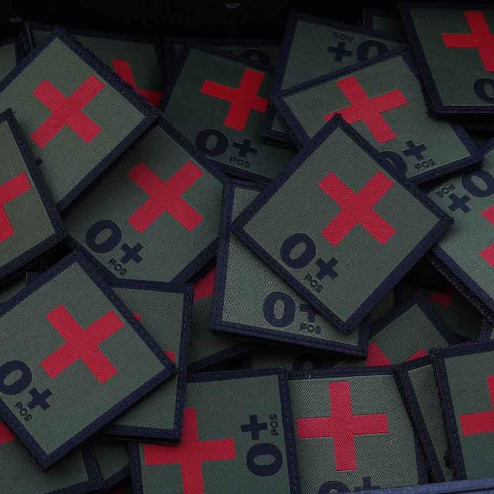 Black Trident® Blood Type Patches