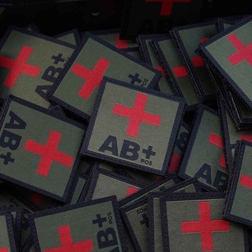 Black Trident® Blood Type Patches