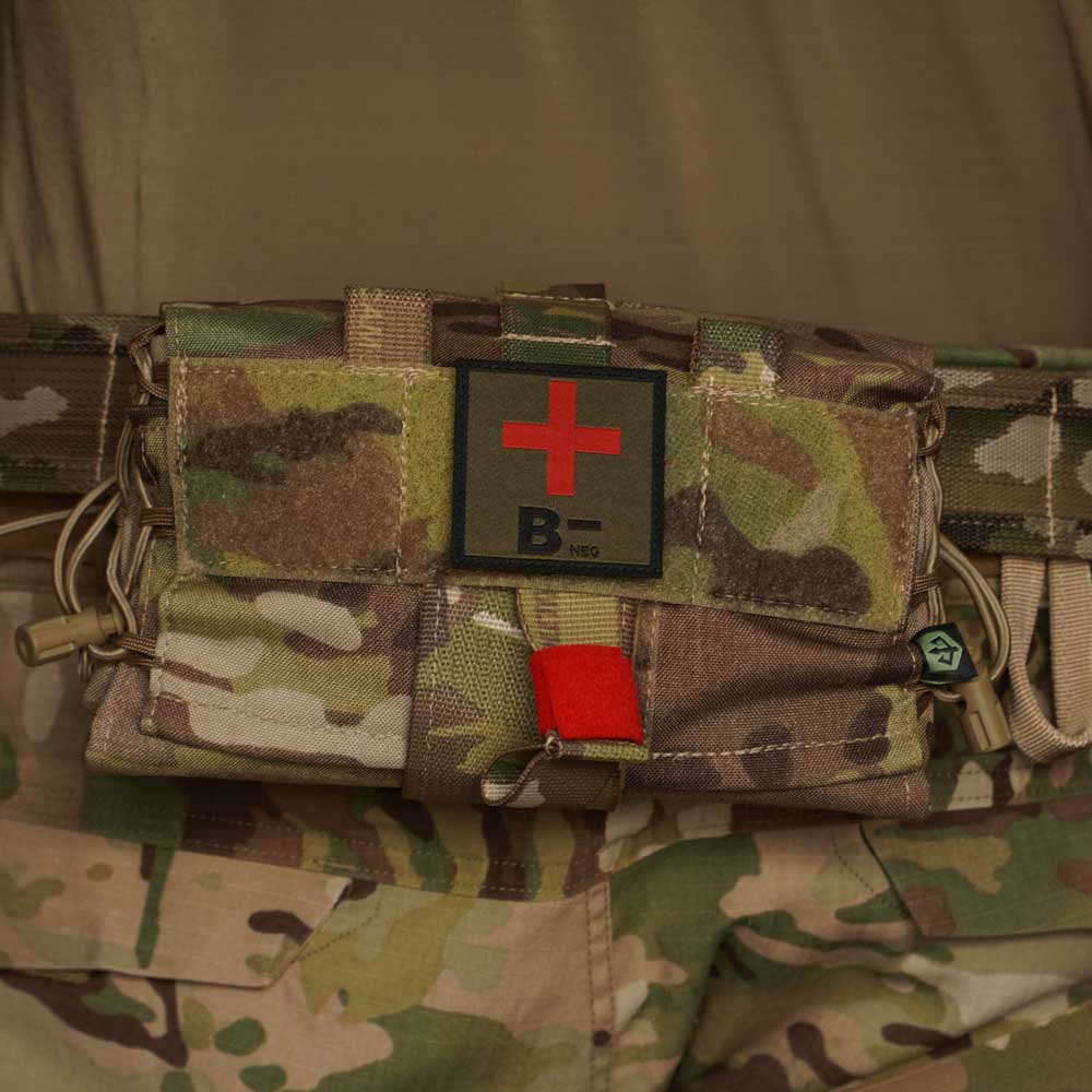 Black Trident® Blood Type Patches