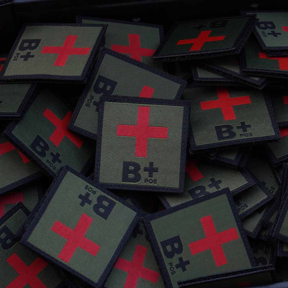 Black Trident® Blood Type Patches