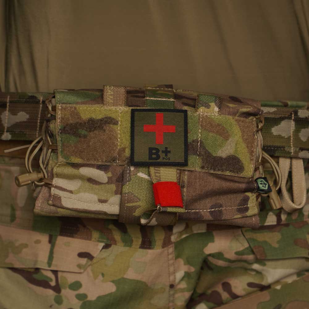 Black Trident® Blood Type Patches
