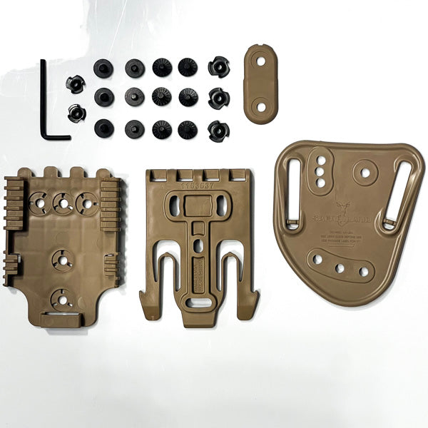 Safariland 567BL 1.5"-1.75" interchangeable bridge + QLS kit