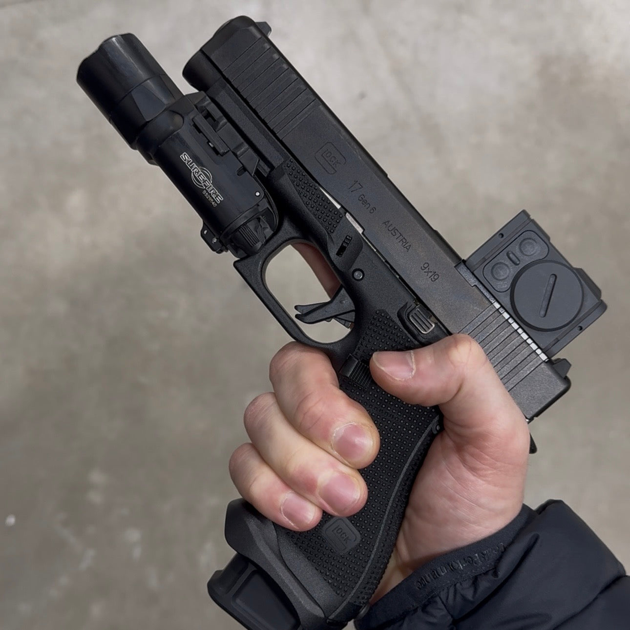 Black Trident Aimpoint ACRO Adapter Plate for GLOCK Gen6