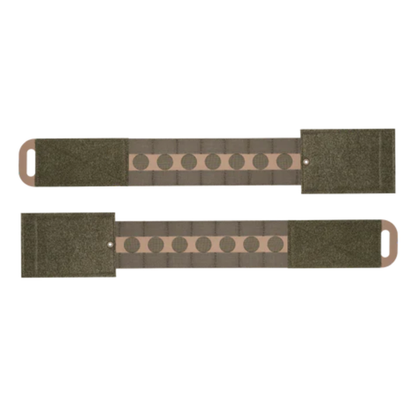 Seitliche Silhouette eines Plate Carriers mit flachem Cummerbund-Profil für maximale Bewegungsfreiheit