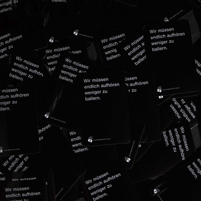 Cards Against Gun Control Sticker