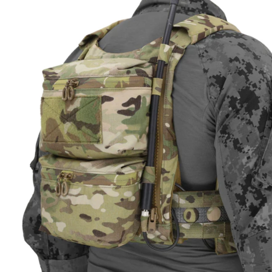 Innenfläche mit Klett-Organisation im Back Panel Double Pouch zur Aufnahme von Inserts