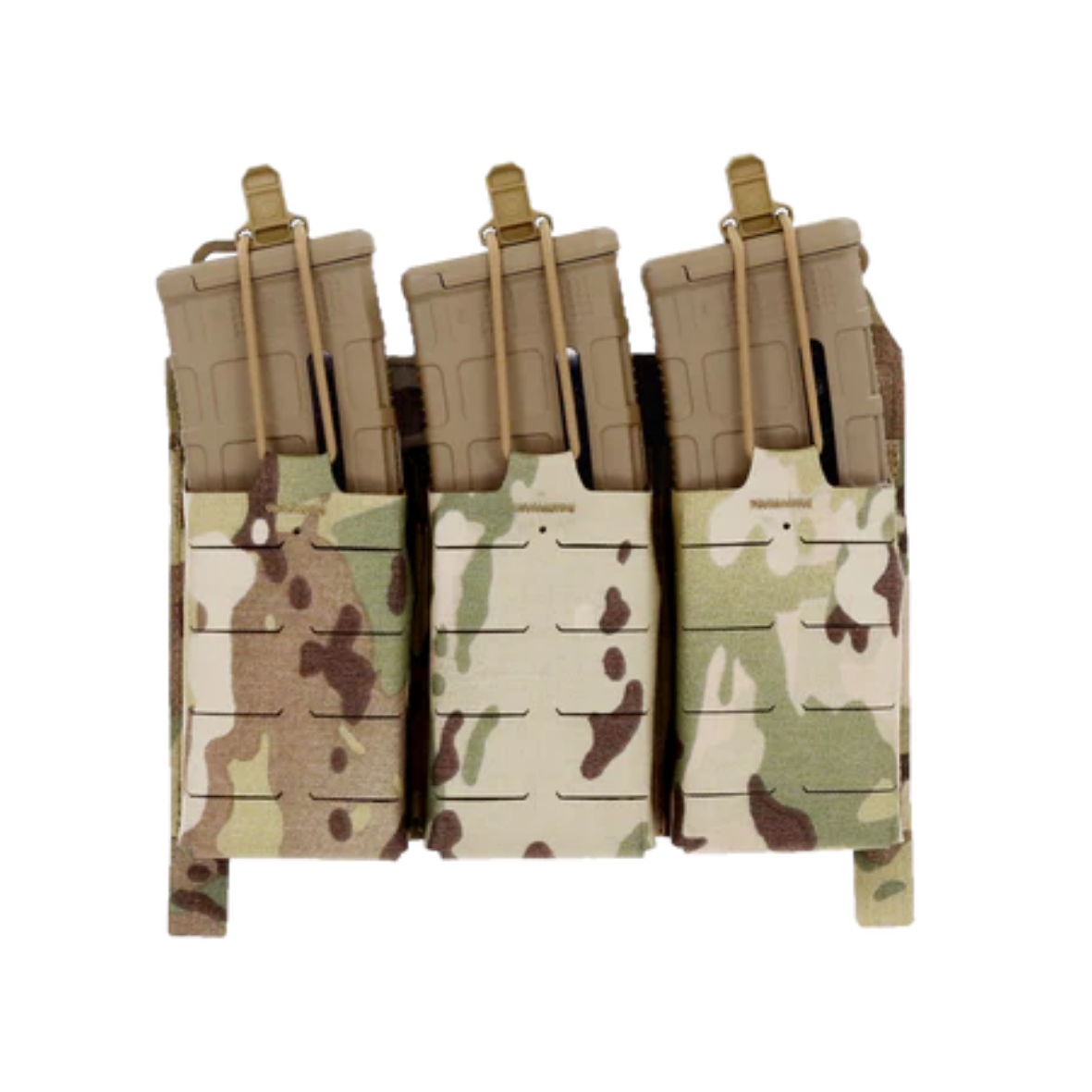 Detailaufnahme der MP2 Retention Inserts im KTAR Front Panel