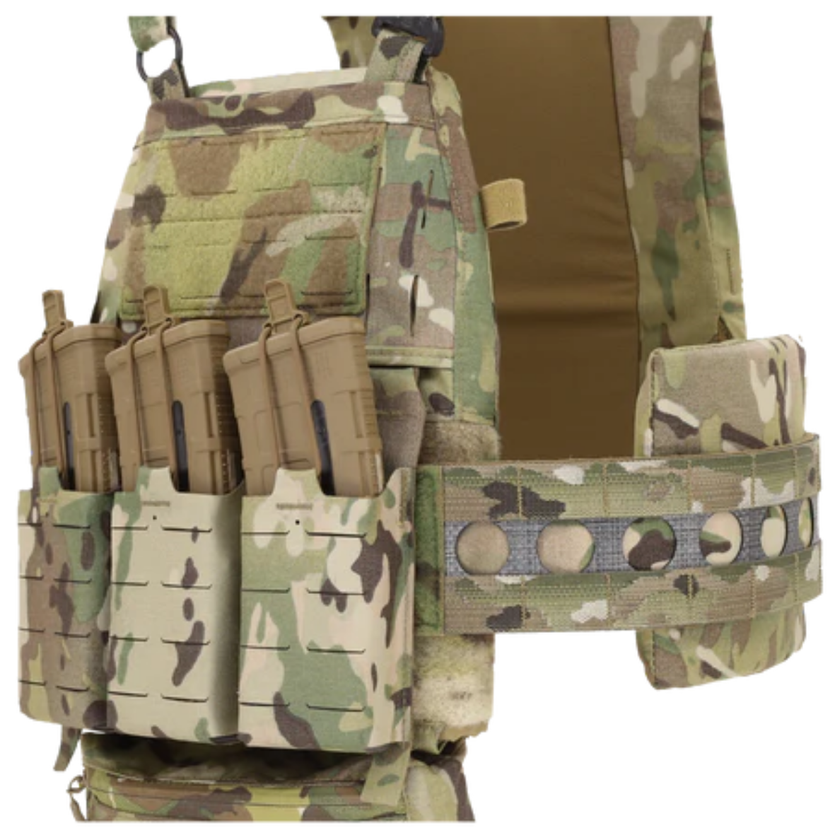 Low-Profile Aufbau der KTAR Front Flap an der Front des Plate Carriers