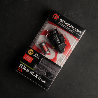 Streamlight TLR-8 HL-X sub USB Glock 43X/48 Waffenlicht + Laser