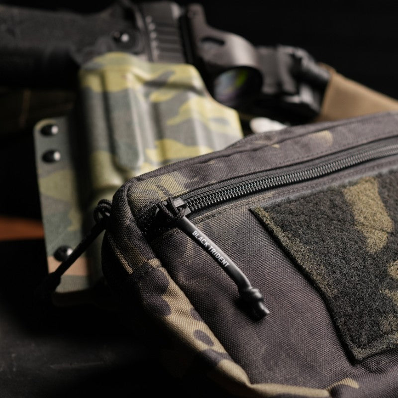 Black Trident Zip Puller 3-Pack