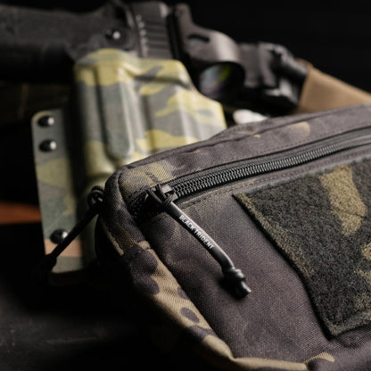 Black Trident Zip Puller 3-Pack