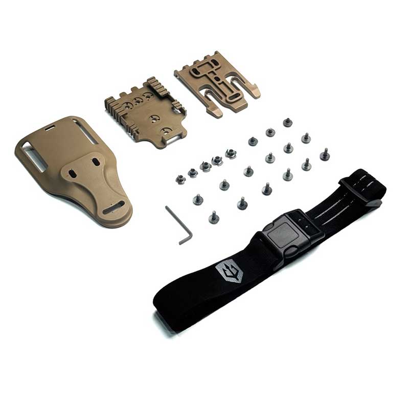 Safariland CUBL 6070 Mid-Ride + QLS Kit + BT Leg Strap