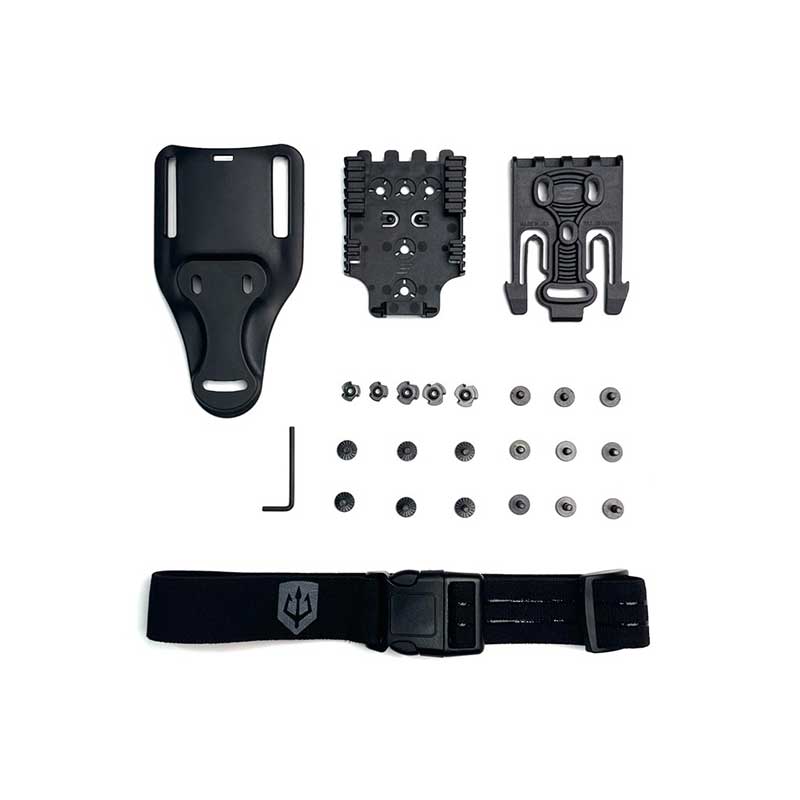 Safariland CUBL 6070 Mid-Ride + QLS Kit + BT Leg Strap