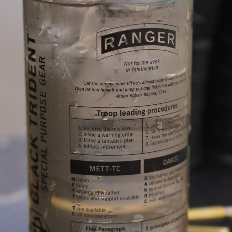 Oakoc Ranger Nalgene US-Army Ranger Bottle – Black Trident® - Special Purpose Gear