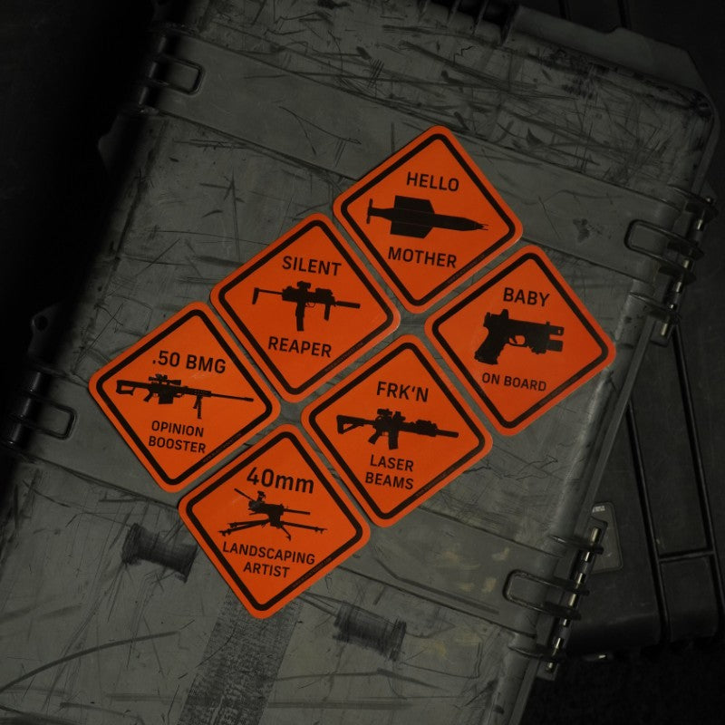 Danger Zone Stickers