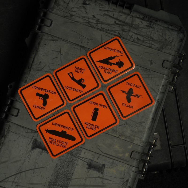 Danger Zone Stickers