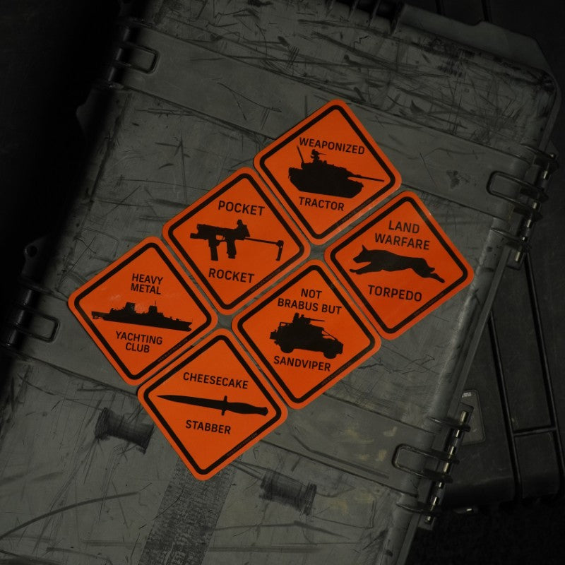 Danger Zone Stickers
