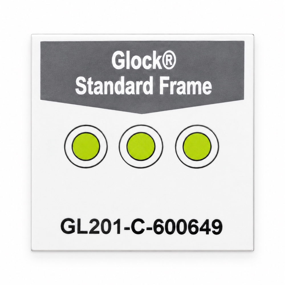 Trijicon GL201-C-600649 Tritium Visierung für Glock mit drei grünen Leuchtpunkten