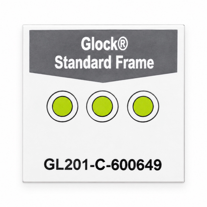 Trijicon GL201-C-600649 Tritium Visierung für Glock mit drei grünen Leuchtpunkten