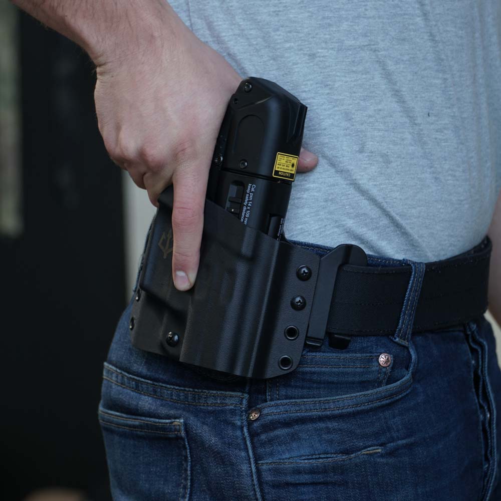 Piexon JPX 4 LE Jet Defender mit Laser Holster Kydex Black Trident