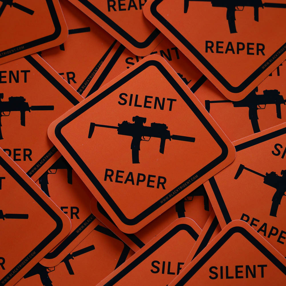 Danger Zone Sticker – Black Trident® - Special Purpose Gear